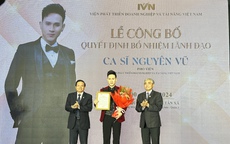 Bổ nhiệm ca sĩ Nguyên Vũ làm Phó viện Viện Phát triển doanh nghiệp và tài năng Việt Nam