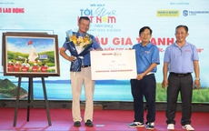 Hơn 200 triệu đồng quyên góp hỗ trợ học sinh nghèo từ Giải Golf "Tôi Yêu Việt Nam" 2024