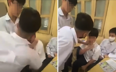 Đình chỉ nam sinh lớp 10 đánh bạn dã man ngay trên lớp học