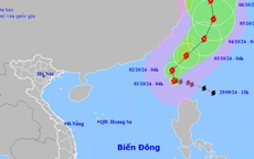 Bão Krathon giật trên cấp 17 đi vào Biển Đông