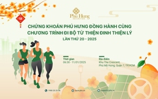 Chứng khoán Phú Hưng đồng hành chương trình Đi bộ từ thiện Đinh Thiện Lý