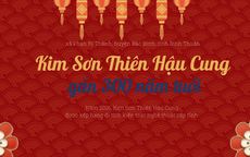 Viếng Kim Sơn Thiên Hậu Cung gần 300 năm tuổi bên dòng sông Lũy