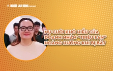 Nụ cười khó hiểu của doanh nhân “triệu fan” Hoàng Hường khi bị bắt