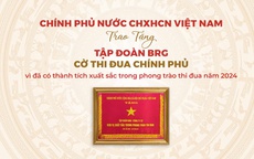 Tập đoàn BRG được trao tặng Cờ Thi đua Chính phủ