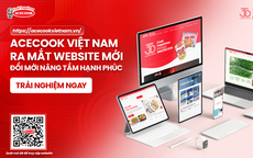 Acecook Việt Nam ra mắt website mới nhân dịp kỷ niệm 30 năm ngày bán hàng đầu tiên