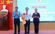 Ông Đinh Quốc Tuấn được chỉ định làm Chủ tịch LĐLĐ tỉnh Quảng Ngãi
