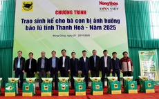 Bình Điền trao 1.600 gói sinh kế giúp nông dân Thanh Hóa tái thiết sản xuất sau bão lũ