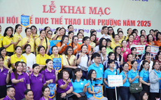 Gần 1.000 vận động viên tham gia đại hội thể dục thể thao liên phường