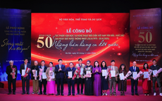 Công bố 50 tác phẩm văn học, nghệ thuật biểu diễn Việt Nam tiêu biểu