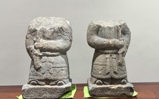 Cặp tượng cổ bị mất tại Đền Thần: Tìm thấy trong tình trạng mất phần đầu