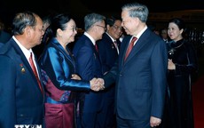 Tổng Bí thư Tô Lâm và Phu nhân kết thúc tốt đẹp chuyến thăm cấp Nhà nước tới Lào