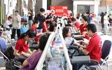 Nguồn máu dự trữ cứu người giảm, hàng trăm người tham gia hiến máu