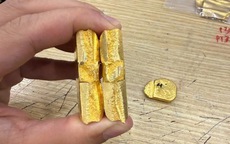 Vàng giả độn vonfram tái xuất, khó phân biệt bằng mắt thường