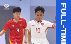 Indonesia dẫn trước 2 bàn vẫn bị futsal U16 Việt Nam gỡ hòa