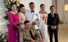 Nghệ sĩ Tấn Beo xúc động, rơi nước mắt trong ngày cưới con trai
