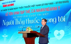 Tôn vinh tập thể, cá nhân ngành y và trao giải "Người Thầy thuốc trong tôi" lần 3