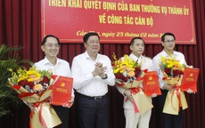 Cần Thơ điều động, bổ nhiệm nhiều cán bộ