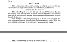 Huyện nói gì việc tuyển dụng 61 viên chức khi đang tinh gọn?