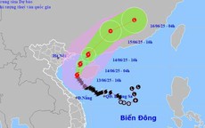 Bão số 1 giật cấp 14 trên vịnh Bắc Bộ, miền Trung tiếp tục mưa lớn
