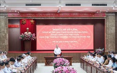 Tổng Bí thư Tô Lâm làm việc với Ban Thường vụ Thành ủy Hà Nội