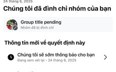 Hàng loạt group Facebook "bay màu" không rõ lý do