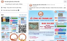 Nhiều phường mới tại TP HCM ra mắt trang Fanpage, logo