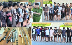 38 thanh, thiếu niên mang "hàng nóng" tấn công người đi đường