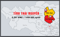 Thái Nguyên sau sáp nhập có 92 đơn vị hành chính cấp xã