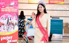 Tân Hoa hậu Việt Nam bay cùng Vietjet trên hành trình đầu tiên sau lễ đăng quang