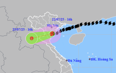 Bão số 3 Wipha suy yếu thành áp thấp nhiệt đới, gây mưa lớn diện rộng