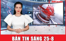 Bản tin sáng 25-8: Bão số 5 (Kajiki) giật cấp 16, nguy cơ gây thiệt hại lớn