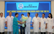 Sau ghép quả tim nhận từ TP HCM, người bệnh ở Huế đã xuất viện