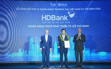 HDBank giữ vị trí thứ 3 Top ngân hàng niêm yết uy tín và hiệu quả nhất Việt Nam