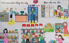 Lan tỏa tình yêu hàng Việt qua cuộc thi vẽ “Cùng Co.opmart lớn lên”