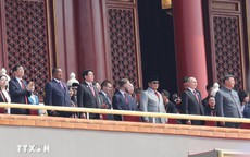 Chủ tịch nước Lương Cường dự Lễ duyệt binh kỷ niệm chiến thắng phát xít