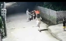 VIDEO: Bé trai 4 tuổi nhanh trí hô hoán người lớn cứu em 2 tuổi rơi xuống mương nước