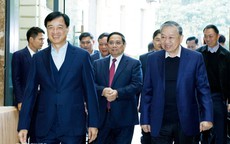 Những hình ảnh Tổng Bí thư Tô Lâm làm việc với Ban Thường vụ Thành uỷ Hà Nội