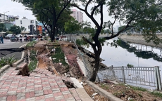 TP HCM: Hình ảnh đáng sợ khi kênh Tàu Hủ "nuốt" mặt đường