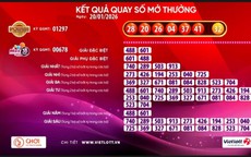 Vé số Vietlott "nổ" giải Jackpot 1 hơn 257 tỉ đồng