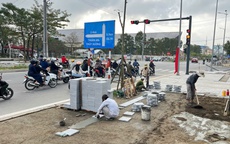 Sau một ngày bị lãnh đạo TP Huế phê bình, công trường đường Phạm Văn Đồng có gì khác?
