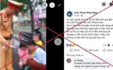 Hình ảnh người mẹ và 2 con nhỏ quỳ gối cầu xin CSGT Thanh Hóa là bịa đặt, vu khống