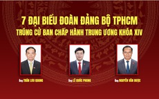 Infographic: 7 đại biểu đoàn Đảng bộ TPHCM trúng cử Ban Chấp hành Trung ương khóa XIV