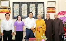 Chủ tịch UBND TPHCM Nguyễn Văn Được thăm, chúc tết các tập thể, chức sắc tiêu biểu