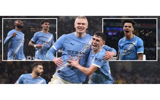 Haaland chạm cột mốc vĩ đại, Man City “phả hơi nóng” vào Arsenal
