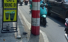 Mối nguy từ trụ điện dưới đường