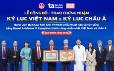 Bệnh viện Tâm Anh lập kỷ lục châu Á phẫu thuật não và cột sống bằng robot AI