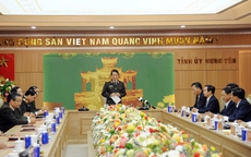 Bộ trưởng Lương Tam Quang thăm, chúc Tết đảng bộ, chính quyền và nhân dân tỉnh Hưng Yên