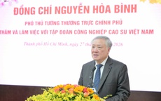 Phó Thủ tướng Thường trực Nguyễn Hòa Bình thăm và làm việc tại VRG