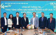 BIDV trao 70.000 phần quà Tết tặng đồng bào nghèo