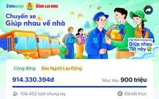 Con số bất ngờ từ cổng quyên góp "Chuyến xe mùa Xuân", đưa công nhân về quê đón Tết